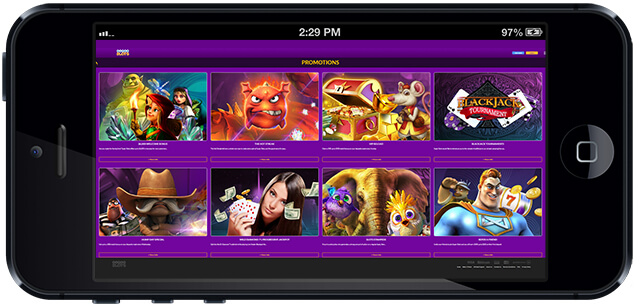 Promotions by Super Slots - Mobile-Friendly Display