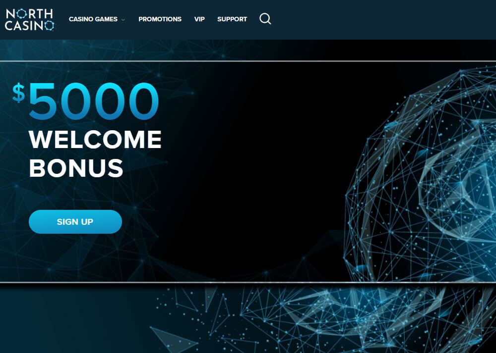North Casino Welcome Page