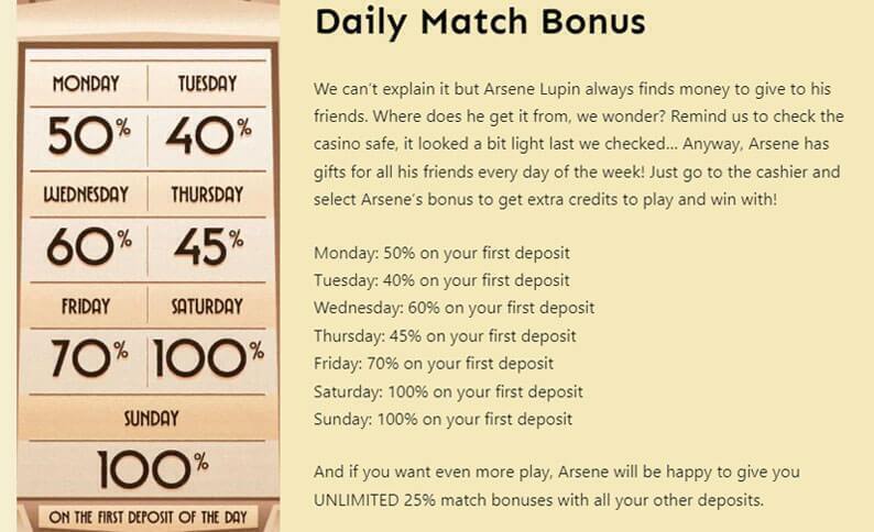 Lupin Casino Screenshot 6