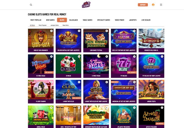 Cafe casino slot games screenshot