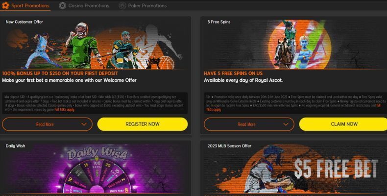 888 promos interface