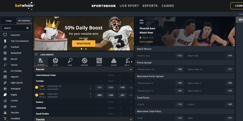 BetWhale sportsbook