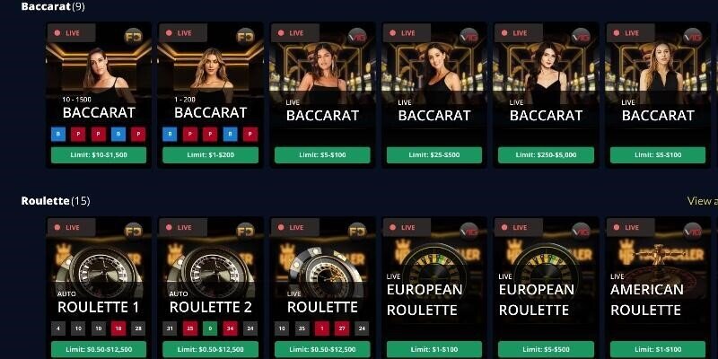 <strong>More Seating Choices:</strong> BetGamesTV.