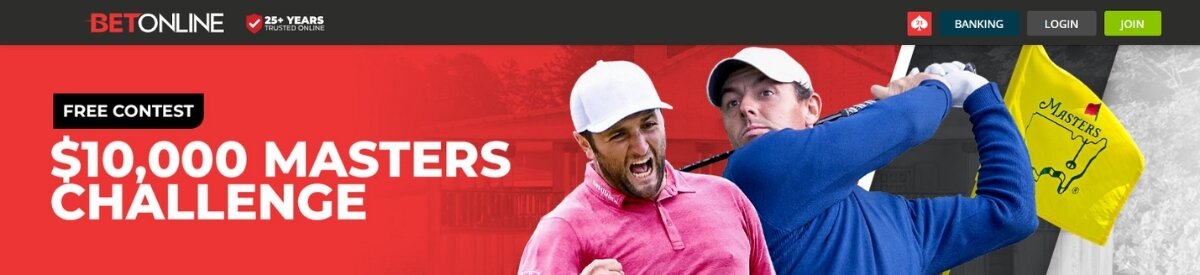 BetOnline golf contest banner