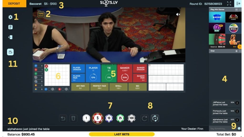 Overall, DuckyLuck is our top pick for live baccarat casinos.