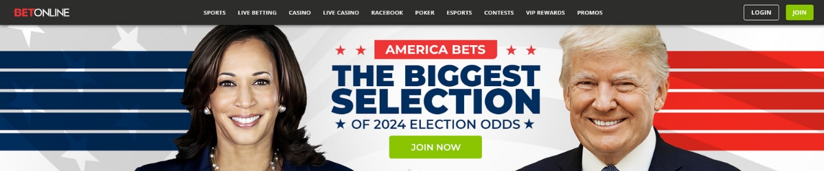 BetOnline US Presidential Election Betting Portal